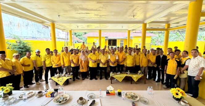 
Hadiri Rapat Perdana Partai, Tony Eka Candra Tegaskan Elektabilitas Golkar Lampung Selatan Wajib Meningkat