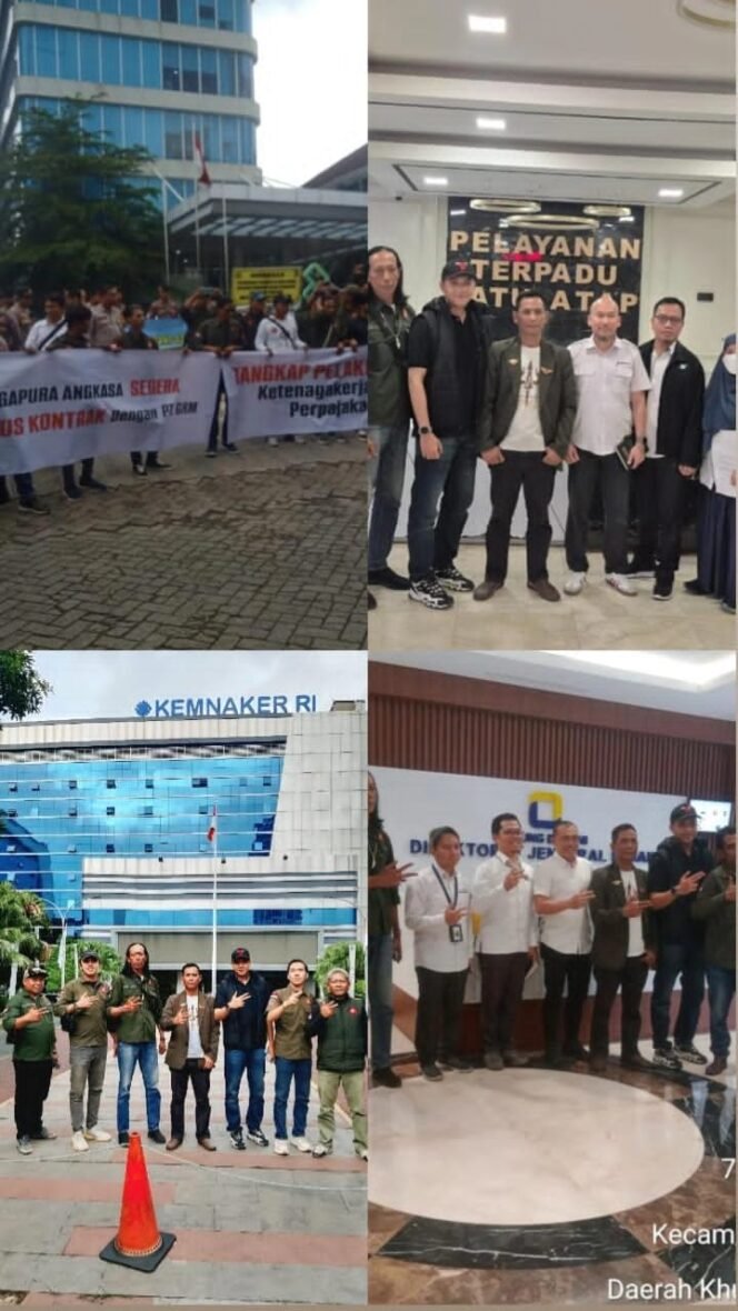 
LSM TRINUSA Gelar Unjuk Rasa, Desak Penyelesaian Dugaan Pelanggaran Ketenagakerjaan dan Pajak