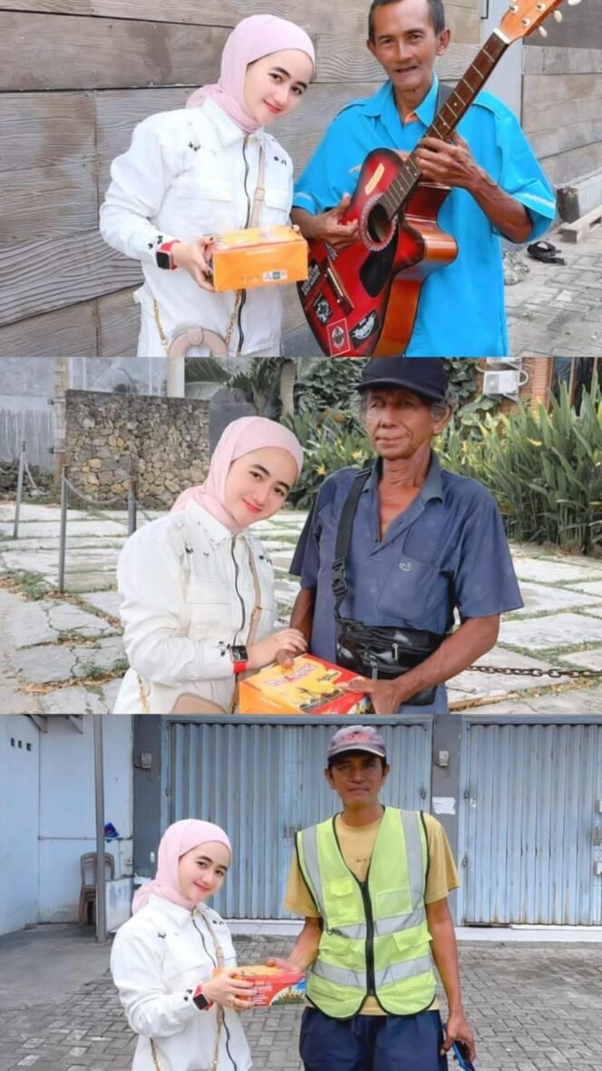 
Owner Butik Indah Gelar Jumat Berkah, Bagikan Nasi Kotak untuk Warga dan Pengendara