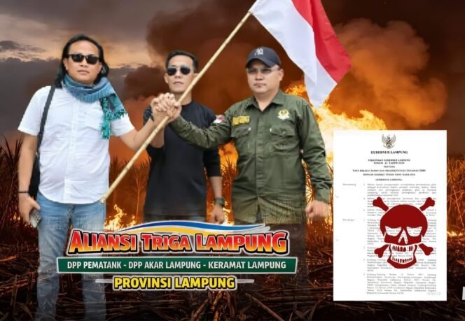 
Skandal Pergub Tebu Mulai Dibongkar, Triga Lampung Desak Kejati Usut Keterlibatan Elite dan Korporasi